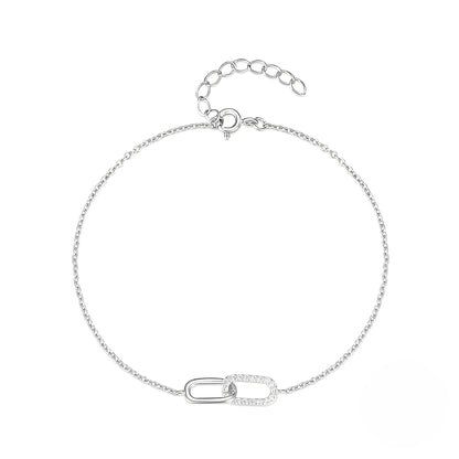 Rina – Pulsera con Eslabones Brillantes