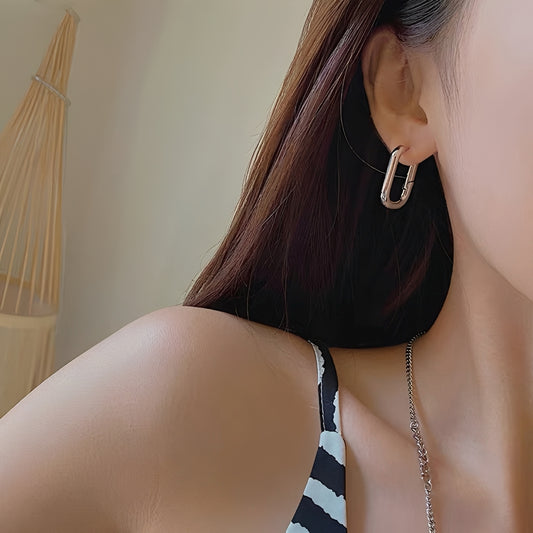 Colette – Pendientes Ovalados Franceses Elegantes