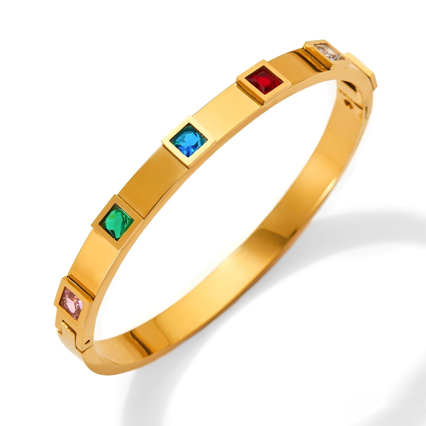 Aira – Pulsera Industrial Retro de Acero