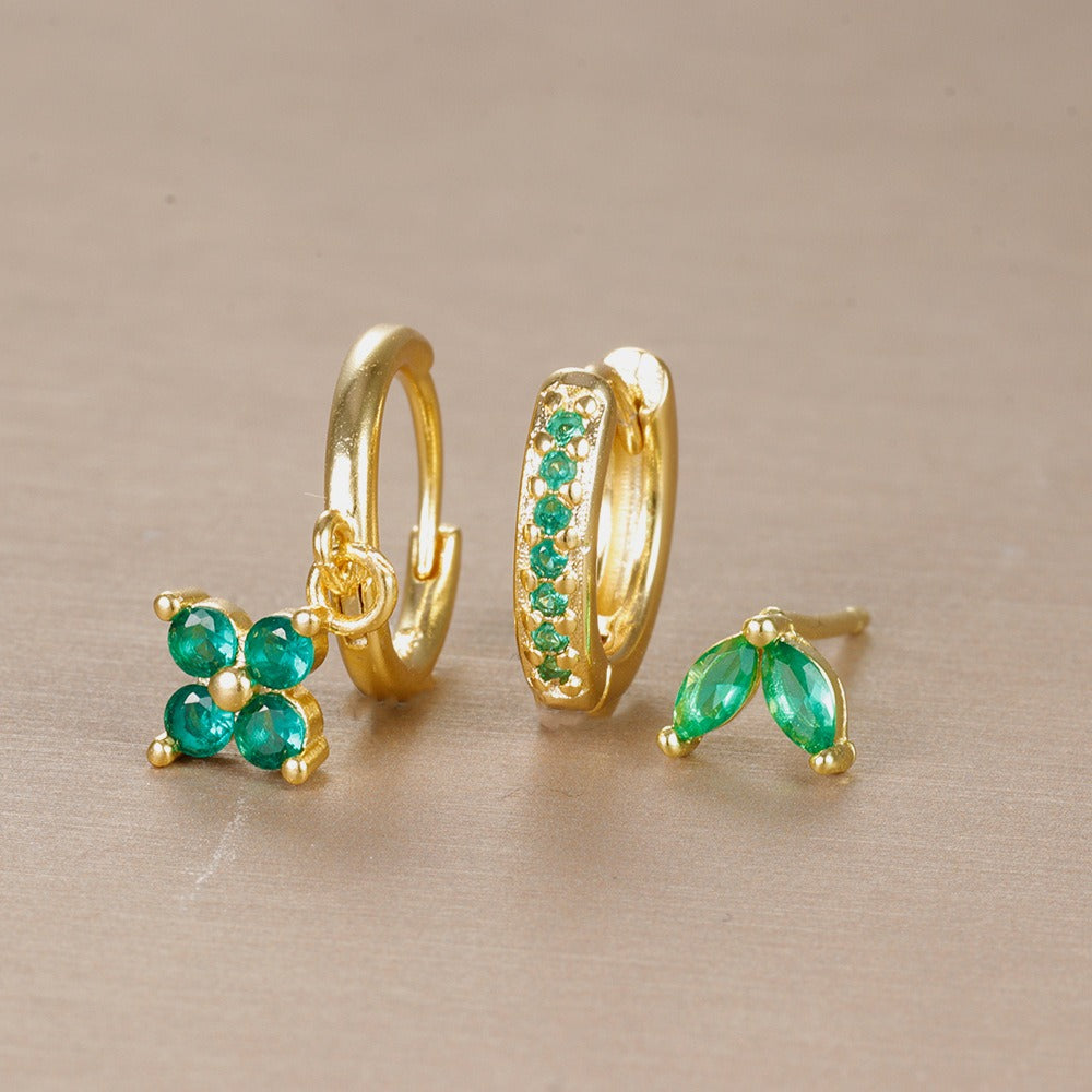 Olivia – Set de Pendientes Geométricos