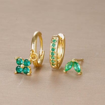 Olivia – Set de Pendientes Geométricos