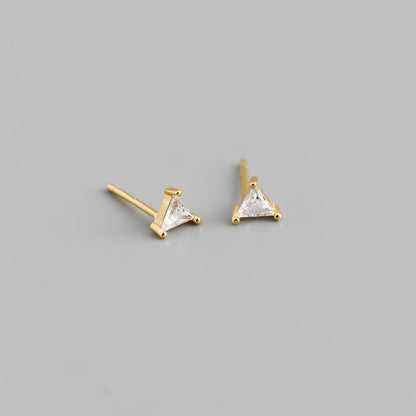 Inez – Pendientes de Triángulo Zirconio Colorido