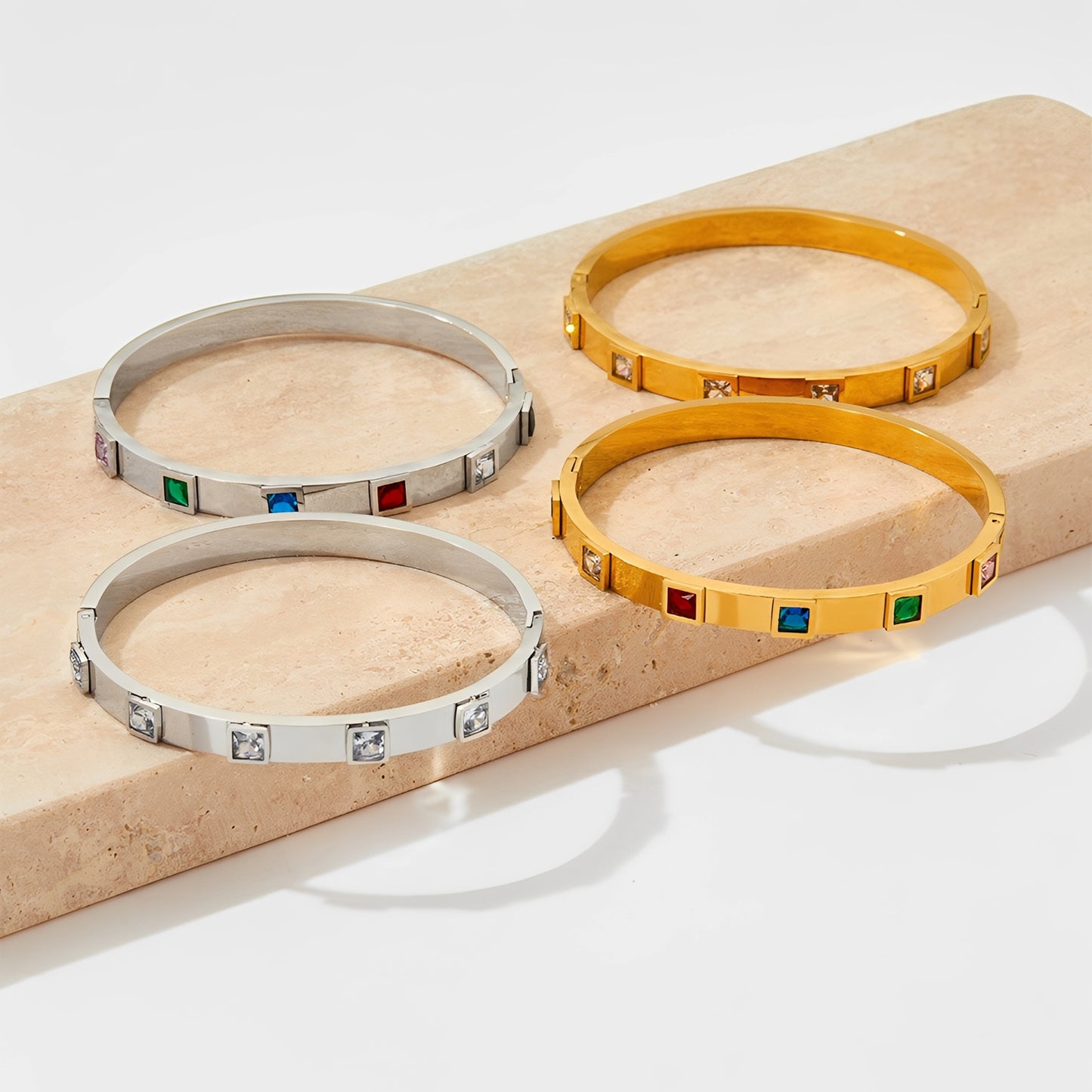 Aira – Pulsera Industrial Retro de Acero