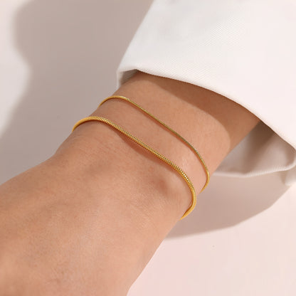 Pia – Pulsera Cadena Serpiente Elegante