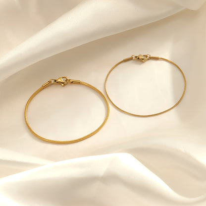 Pia – Pulsera Cadena Serpiente Elegante