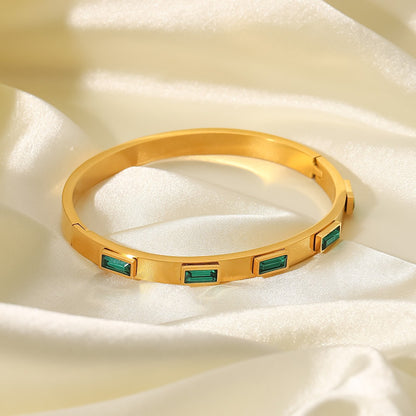 Isabella – Pulsera con Circonias Rectangulares