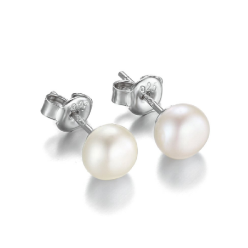 Nazieba – Pendientes Perla Cultivada Elegantes