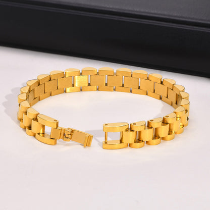 Emma – Pulsera de Cadena Dorada