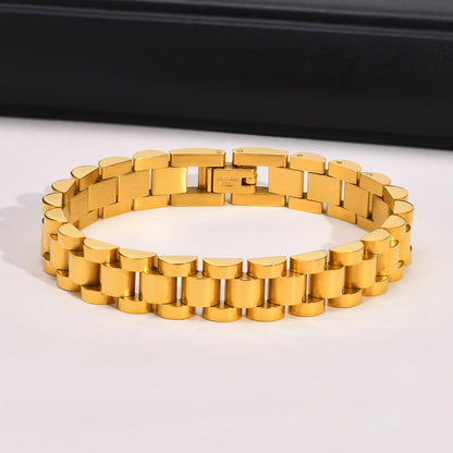 Emma – Pulsera de Cadena Dorada