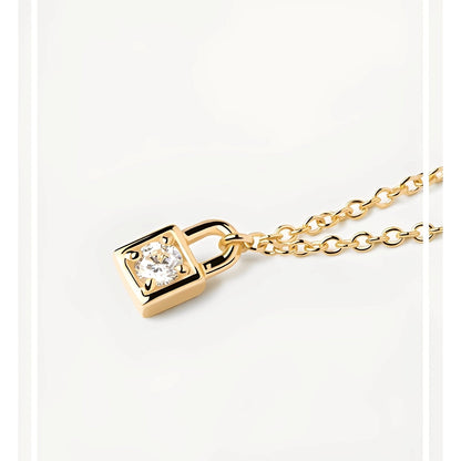 Maelyne – Collar Colgante Candado Mini