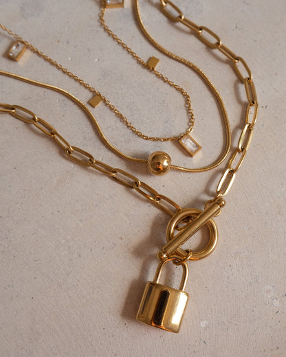 Goodlove - Collar con Colgante de Cerradura