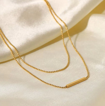 Vickie – Collar Minimalista en Capas con Estilo Chic