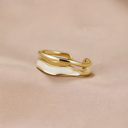 Fely – Anillo Sahara Dorado en Capas