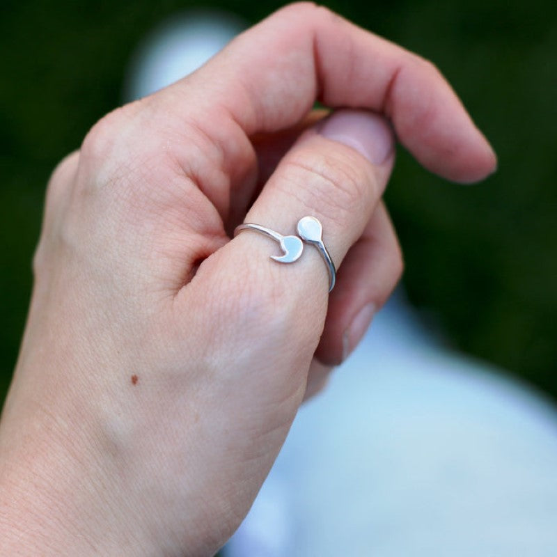 Anillo Semicolon Delicado - Anillo de Resiliencia