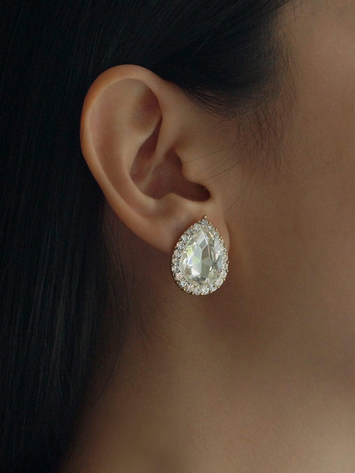 Lucy - Pendientes de diamante con forma de pera