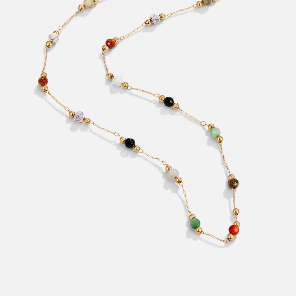 Lala - Collar con cuentas y piedras