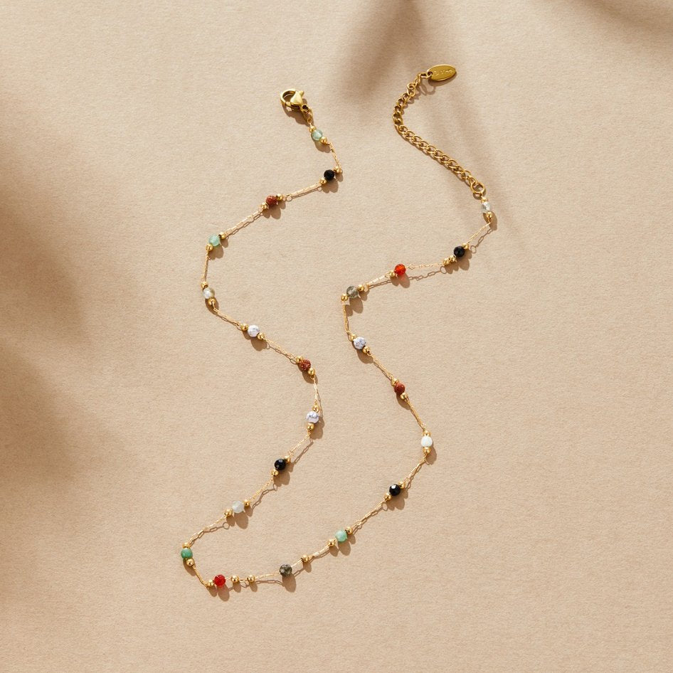 Lala - Collar con cuentas y piedras