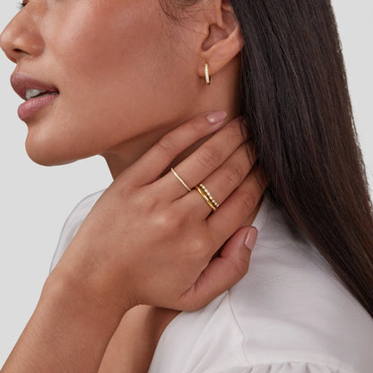 Marissa – Anillo Superpuesto Cristal Blanco
