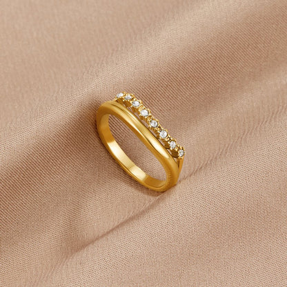 Marissa – Anillo Superpuesto Cristal Blanco