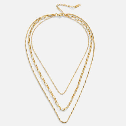 Miela – Collar de Cadenas Superpuestas