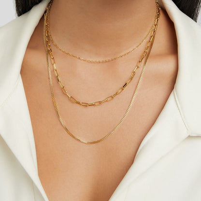 Miela – Collar de Cadenas Superpuestas