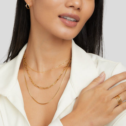 Miela – Collar de Cadenas Superpuestas