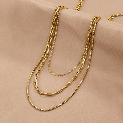 Miela – Collar de Cadenas Superpuestas