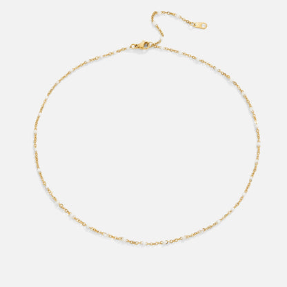 Mila – Collar de Perlas Blancas