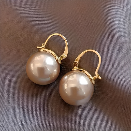 Ariane – Pendientes Sublimes en Oro & Perla