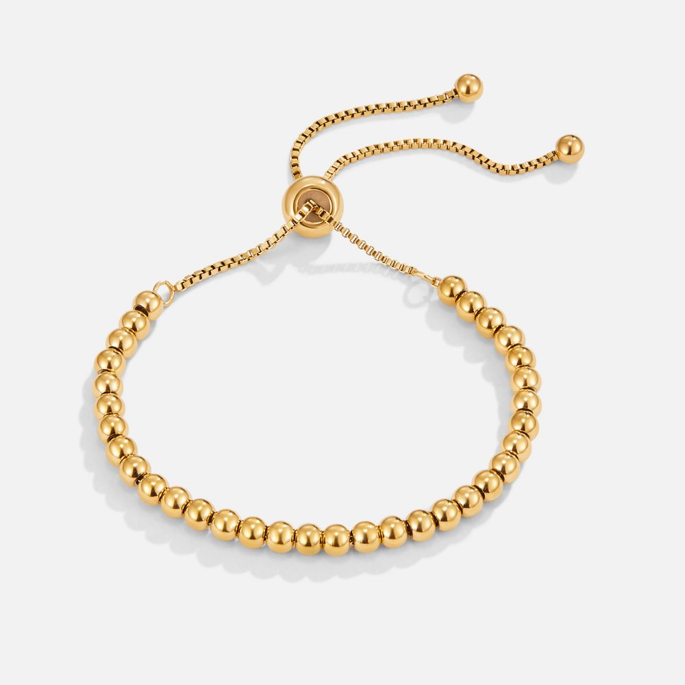 Niloya – Pulsera Dorada con Perlas