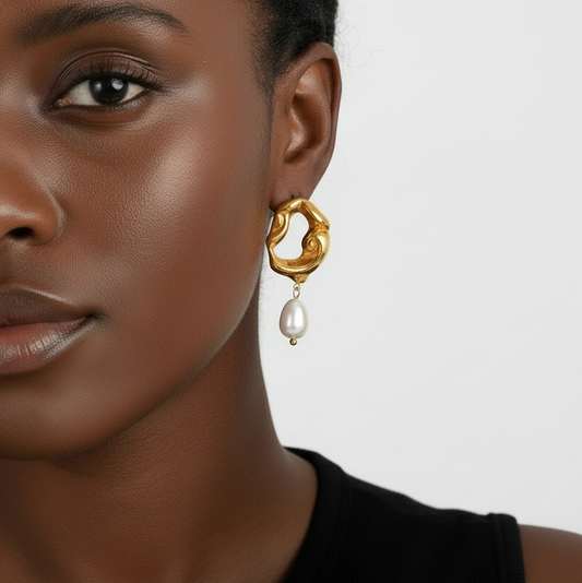 Ophelia – Pendientes Perla Elegantes