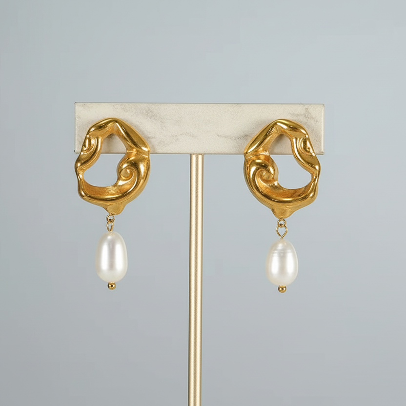 Ophelia – Pendientes Perla Elegantes