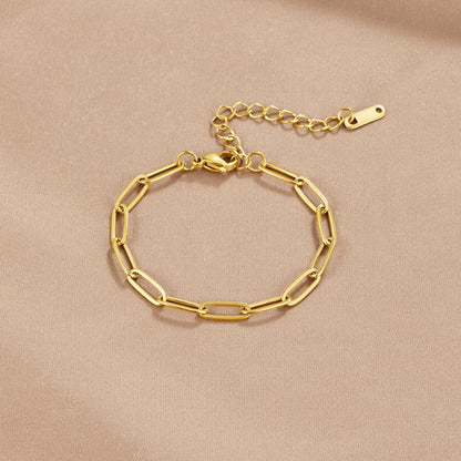 Hyeri – Pulsera Cadena Clip Dorado