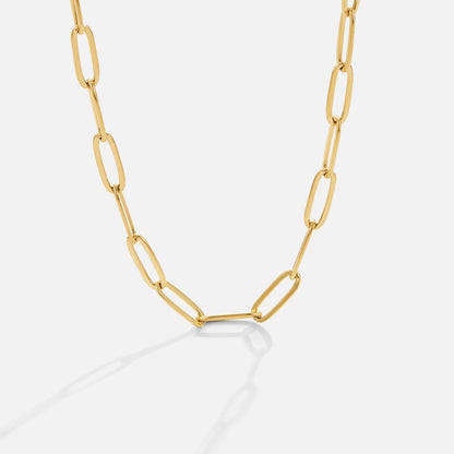 Mara – Collar Cadena Clip Dorado