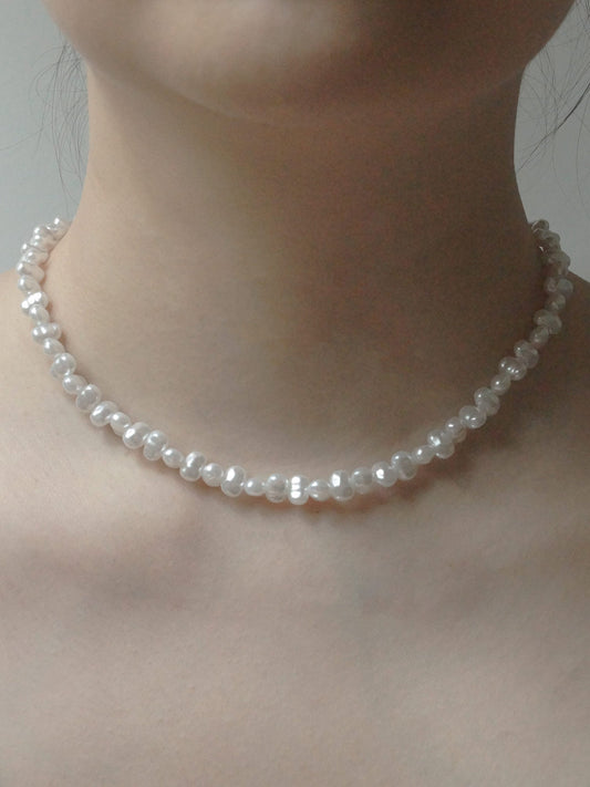 Stella - Collar de Perlas con Clúster