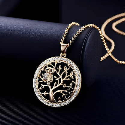 Gemma – Colgante Árbol de la Vida en Oro Blanco