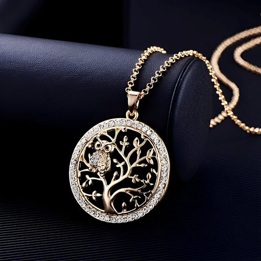 Gemma – Colgante Árbol de la Vida en Oro Blanco
