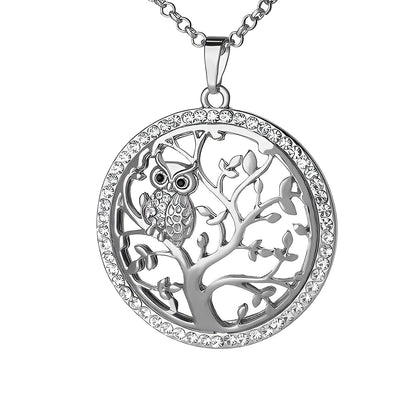 Gemma – Colgante Árbol de la Vida en Oro Blanco