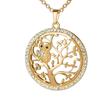 Gemma – Colgante Árbol de la Vida en Oro Blanco