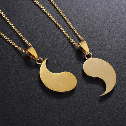 Tao – Collar Yin Yang Separable para Pareja o Amigos