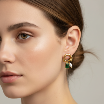 Rafina – Pendientes Colgantes Retro Elegantes
