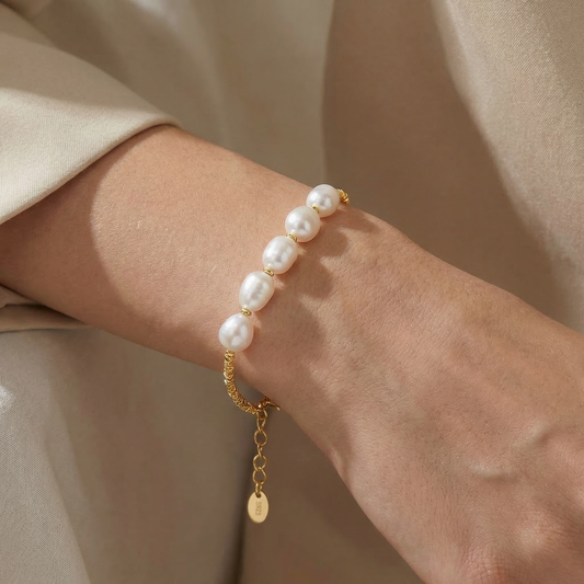 Hermione – Pulsera Perla Chic con Estilo Sofisticado