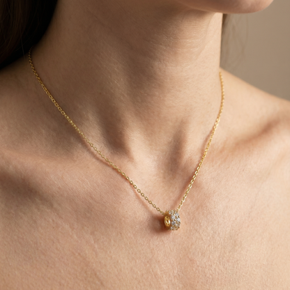 Loren – Collar Clavicular Chapado en Oro