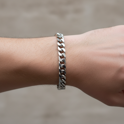 Arlen – Pulsera Acero Pulido Minimalista