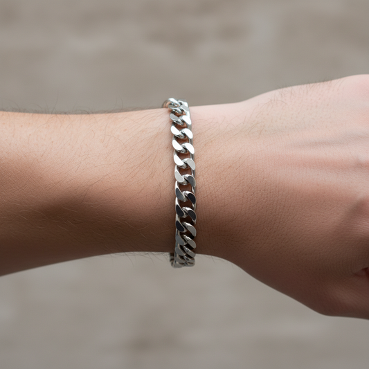 Arlen – Pulsera Acero Pulido Minimalista