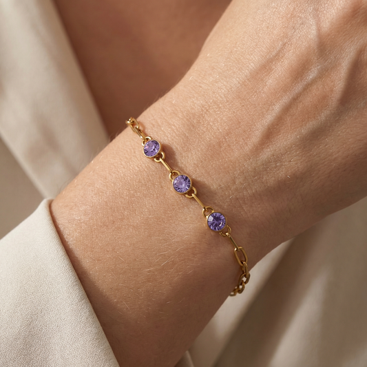 Viy – Pulsera Lavanda con Estilo Elegante