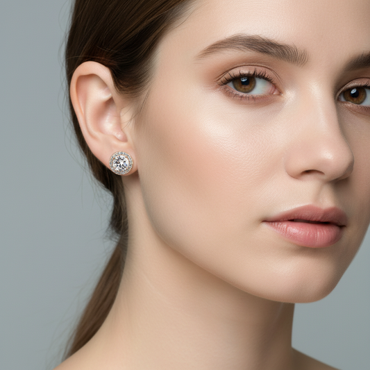 Porcy – Pendientes Zirconia Creativos Elegantes