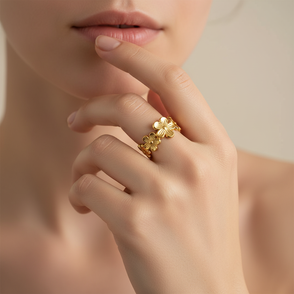 Jeziel – Anillo Flor Elegante
