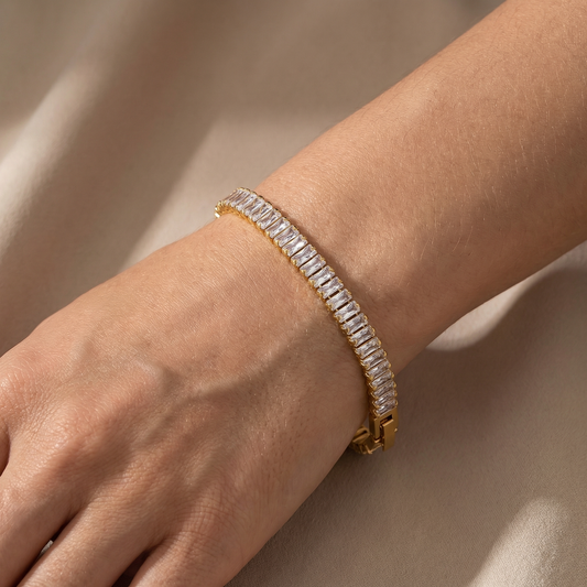 Tayra – Pulsera Tennis Baguette
