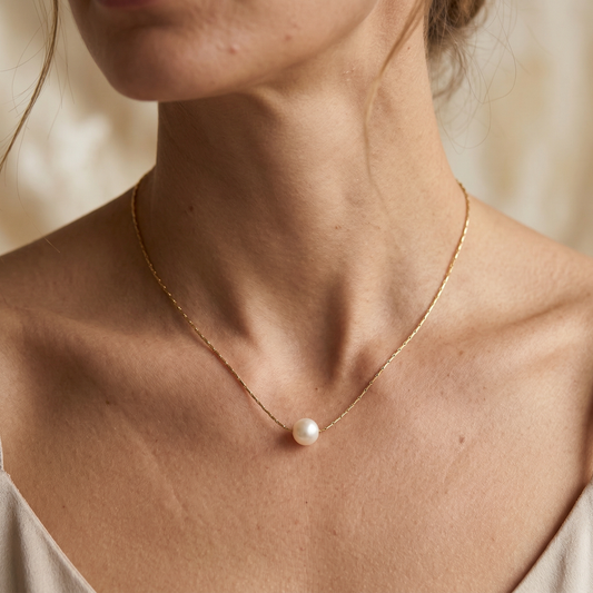 Karylle – Collar Perla Flotante